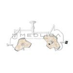 Mindray HyLED X9/X9, Конструкция светильника: Потолочный двухкупольный